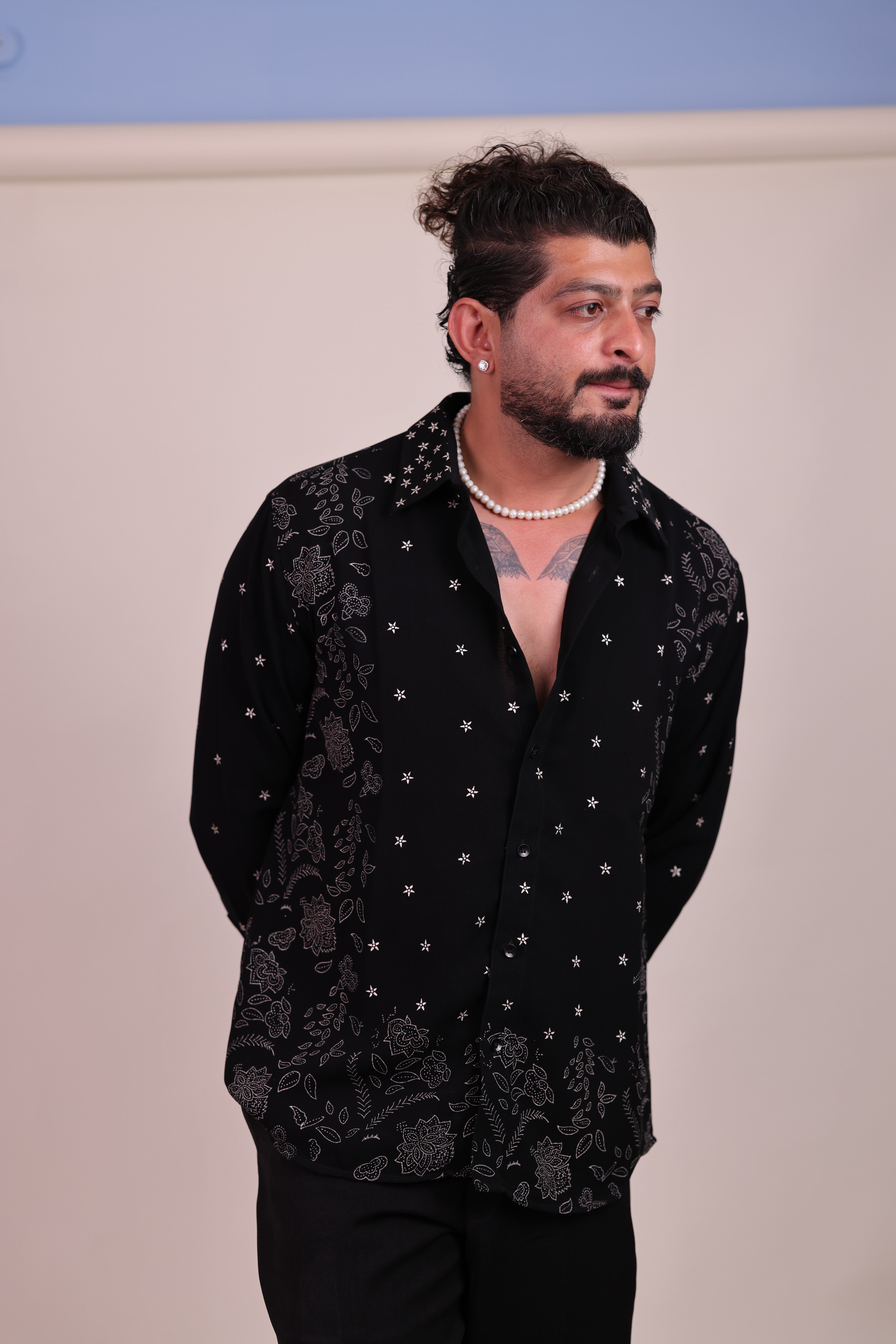 Stellar Florals (Real Silver/Chandi Shirt)