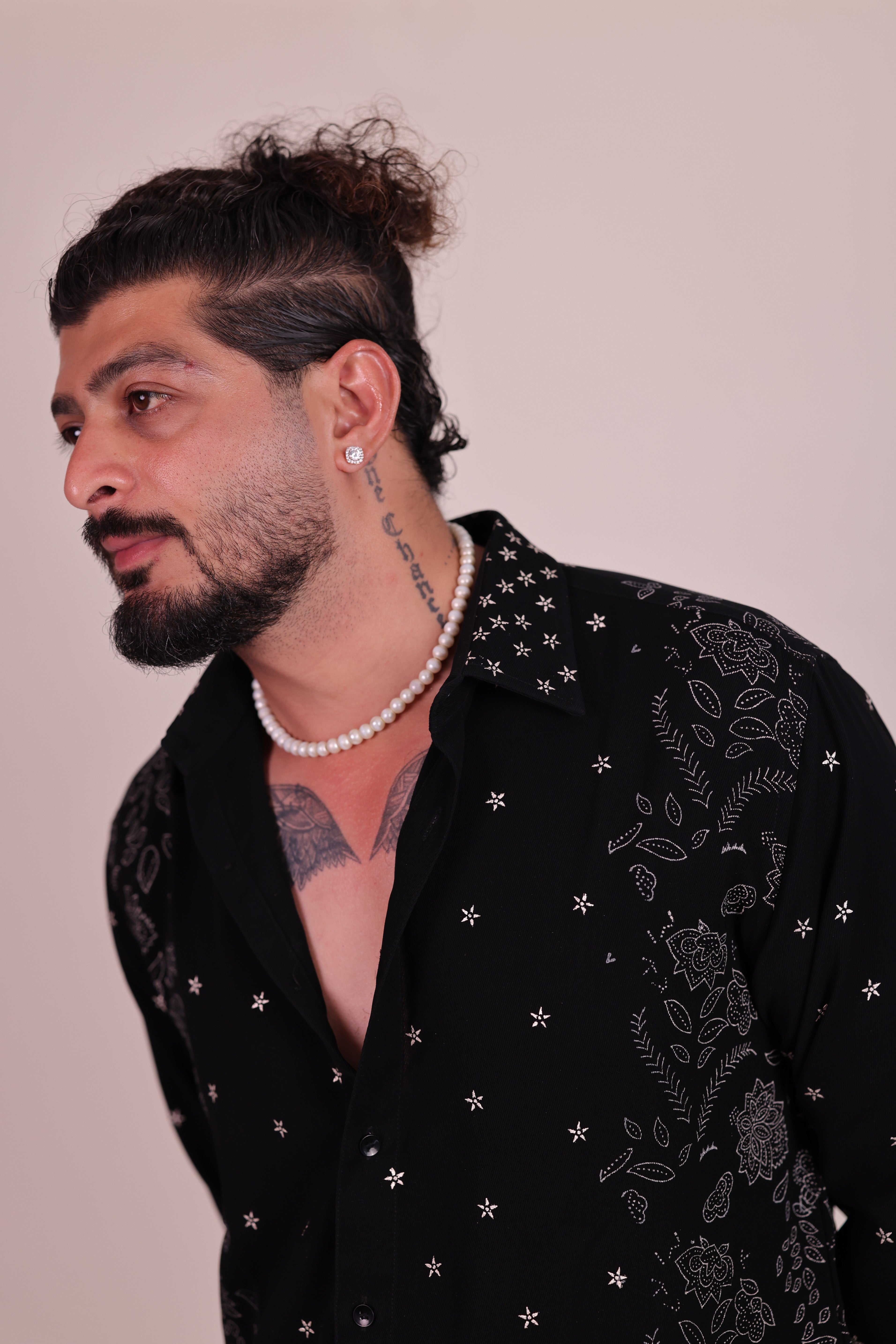 Stellar Florals (Real Silver/Chandi Shirt)