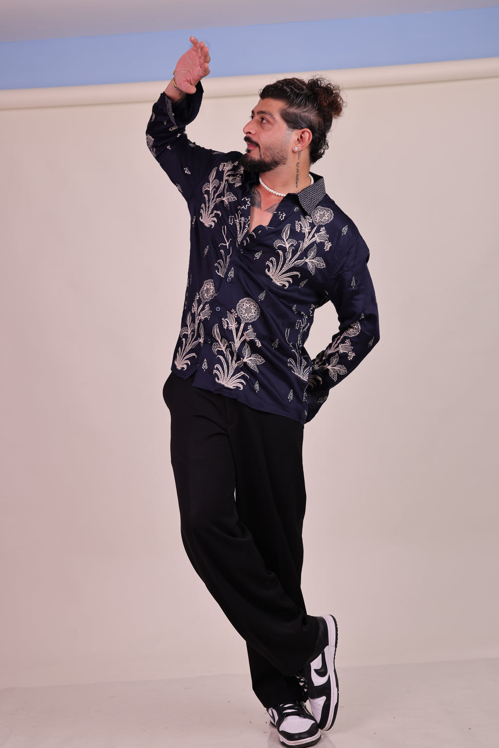 Blooming Heritage (Real Silver/Chandi Shirt)