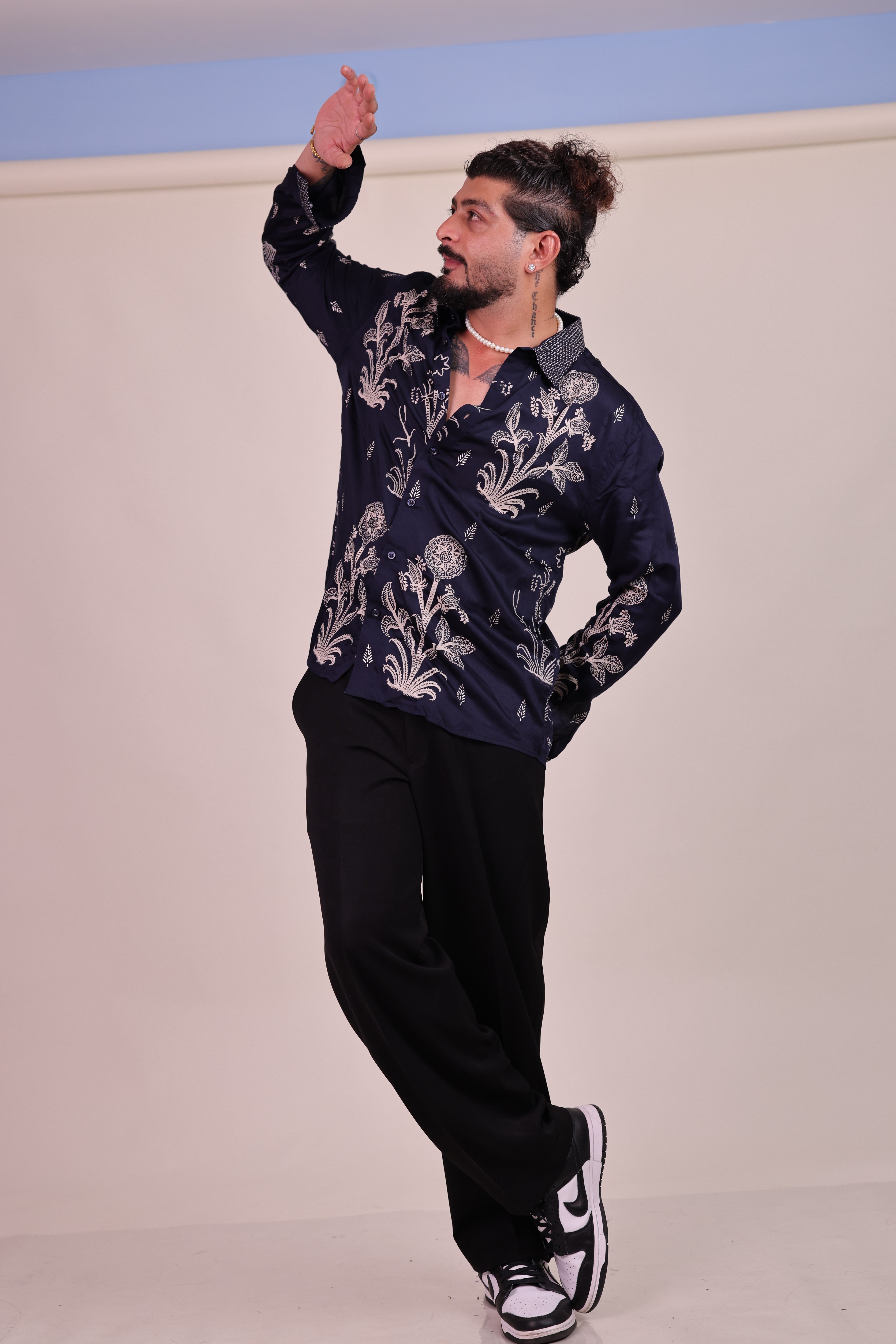 Blooming Heritage (Real Silver/Chandi Shirt)