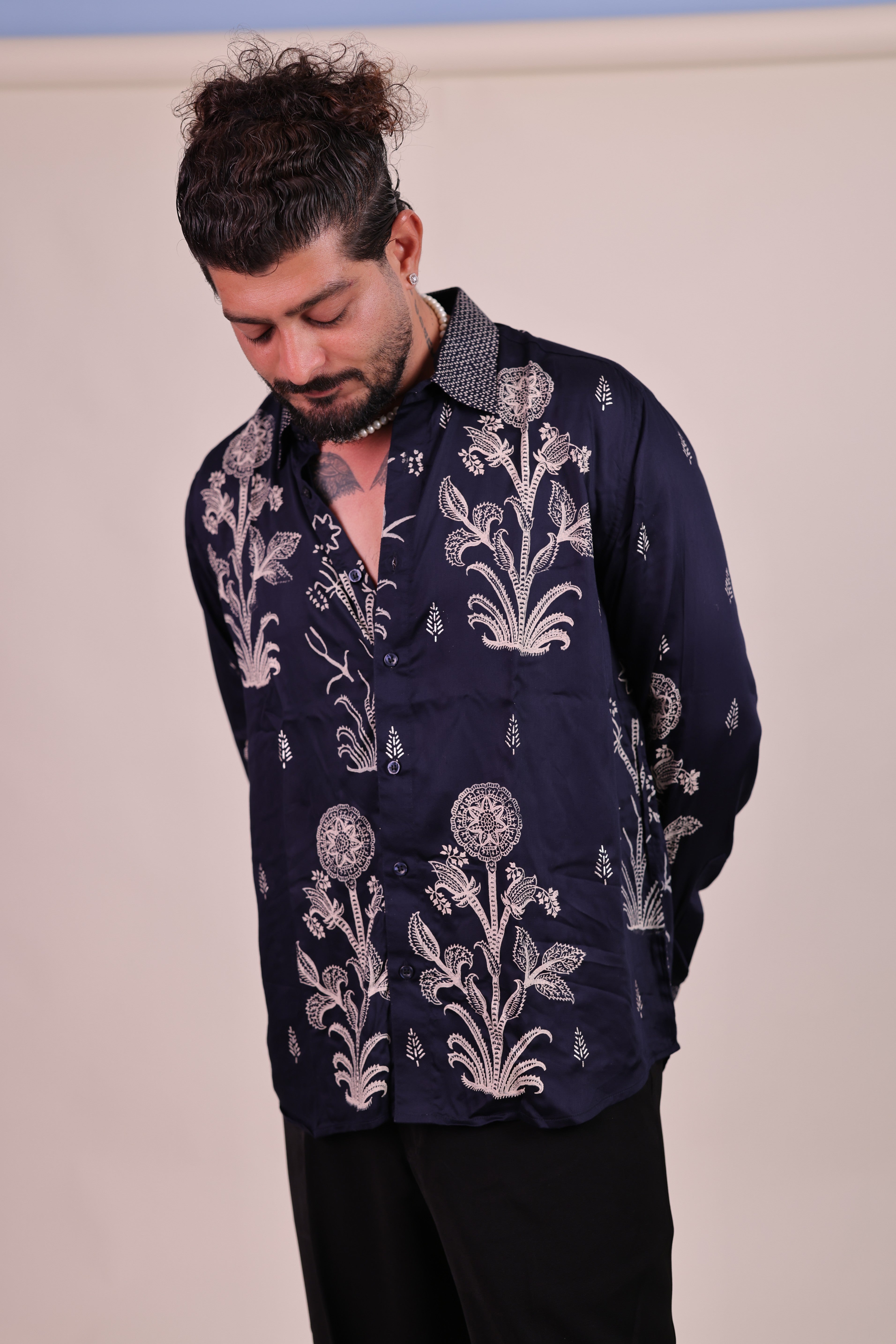 Blooming Heritage (Real Silver/Chandi Shirt)