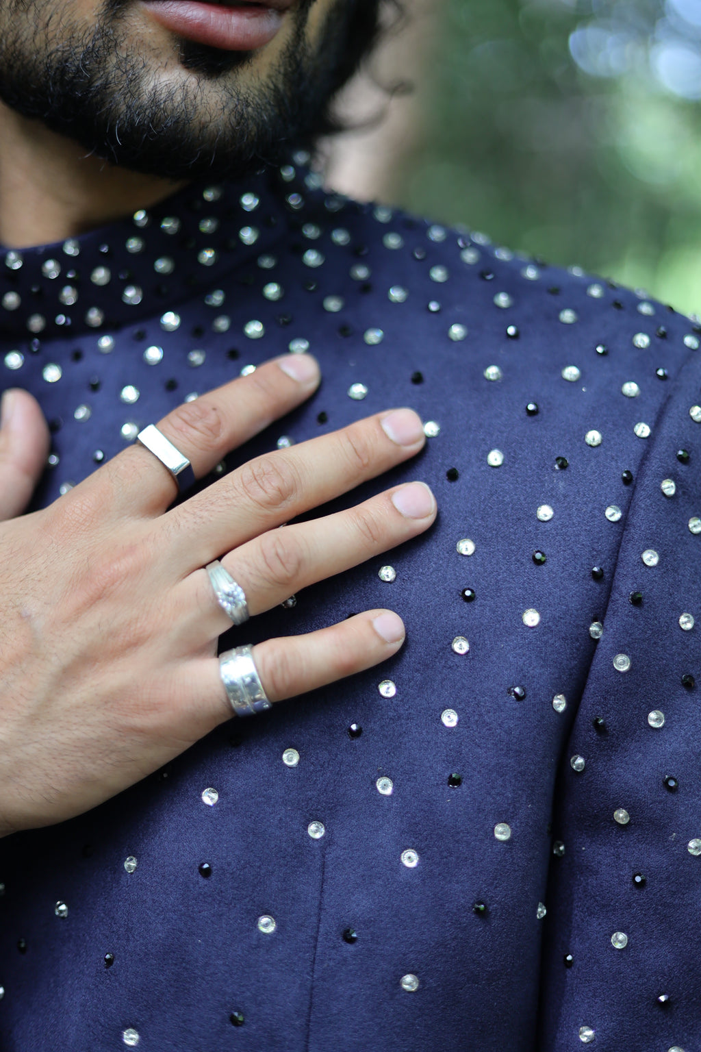 Sapphire Skyline (Real Silver/Chandi)